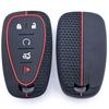 New 5Button Silicone Car Remote Key Case Fob Shell For Chevrolet Chevy Camaro Cruze Malibu Equinox Onix Spark Sonic Volt Protect