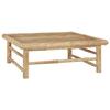 VidaXL Garden Furniture Set 7 Pcs with Dark Grey Cushions Bamboo
