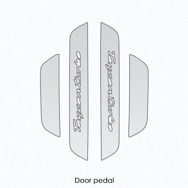 Transparent Car Styling Center Console Dashboard Interior Trim Protection Film TPU Protector Sticker for Porsche Taycan