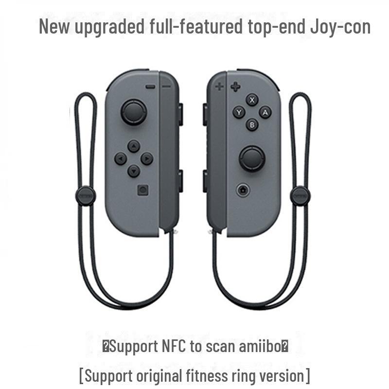NS Switch JoyCon Bluetooth Controller with Left/Right Handles, Remote Wake-Up, and Hand Strap