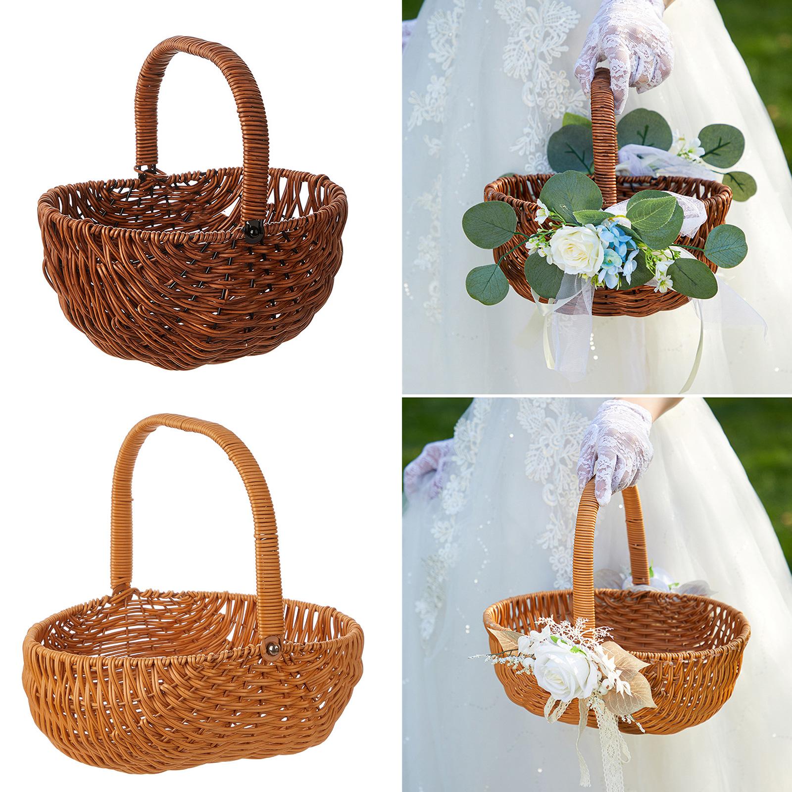 

Функциональные плетеные корзины для хранения, переносная корзина для покупок, корзина для хранения мелких предметов ручной работы T2