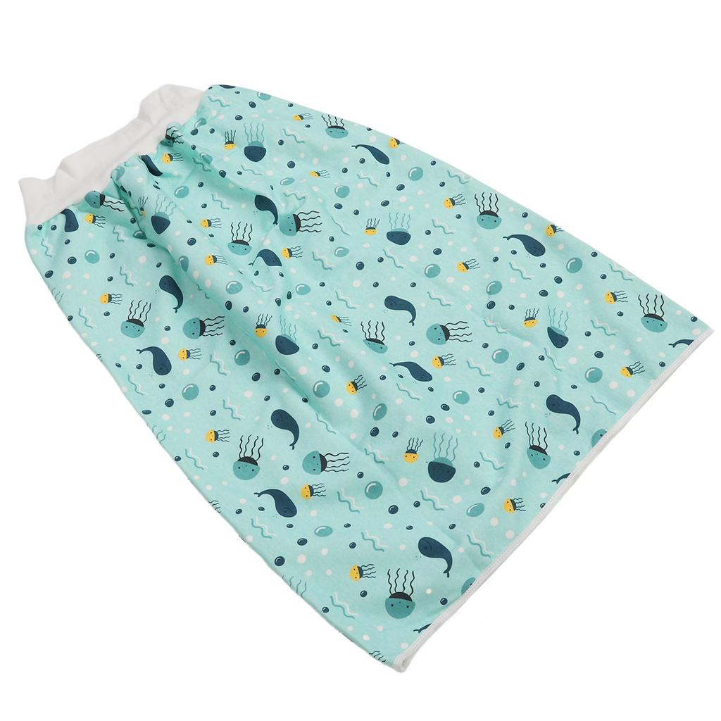 Windelrock für Erwachsene Tragbare Inkontinenzmatte Waschbarer Baumwollstoff Wiederverwendbare Windel Bettunterlage