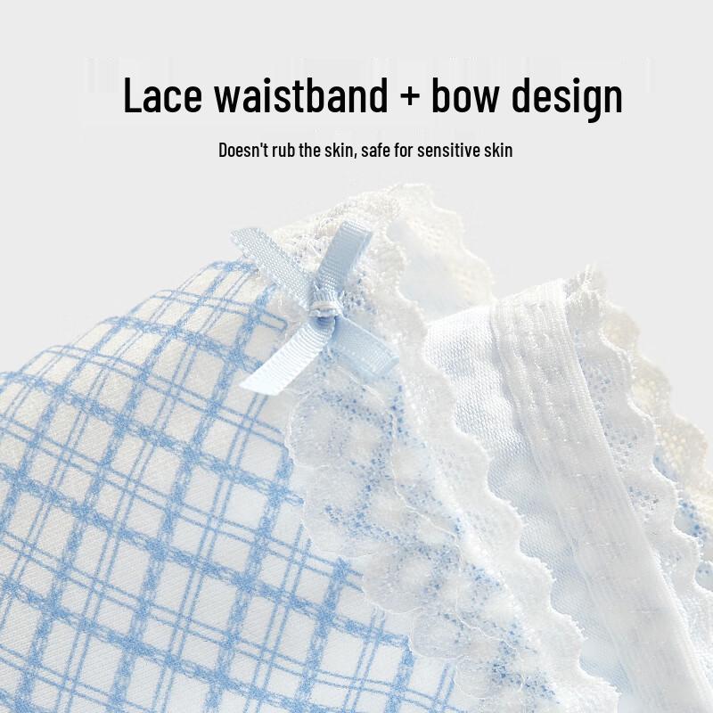 Women's Pure Cotton Antibacterial Floral Briefs 4-Pack