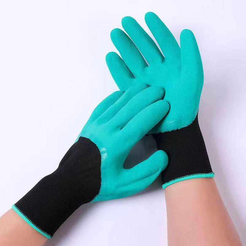 Paws Garden Gloves Flower Planting Stab-Proof Waterproof Weeding Explosive Latex Digging Gardening Gloves