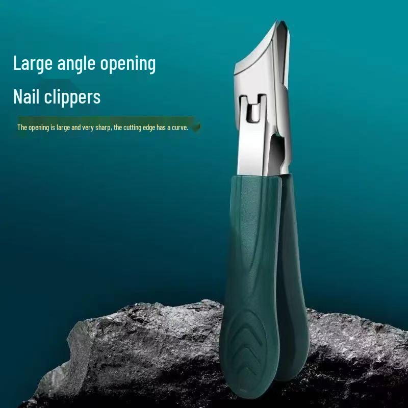 Eagle Beak Slanted Nail Clippers - Large Opening for Sharp Single Pedicure & Ingrown Toenails темно-зеленого