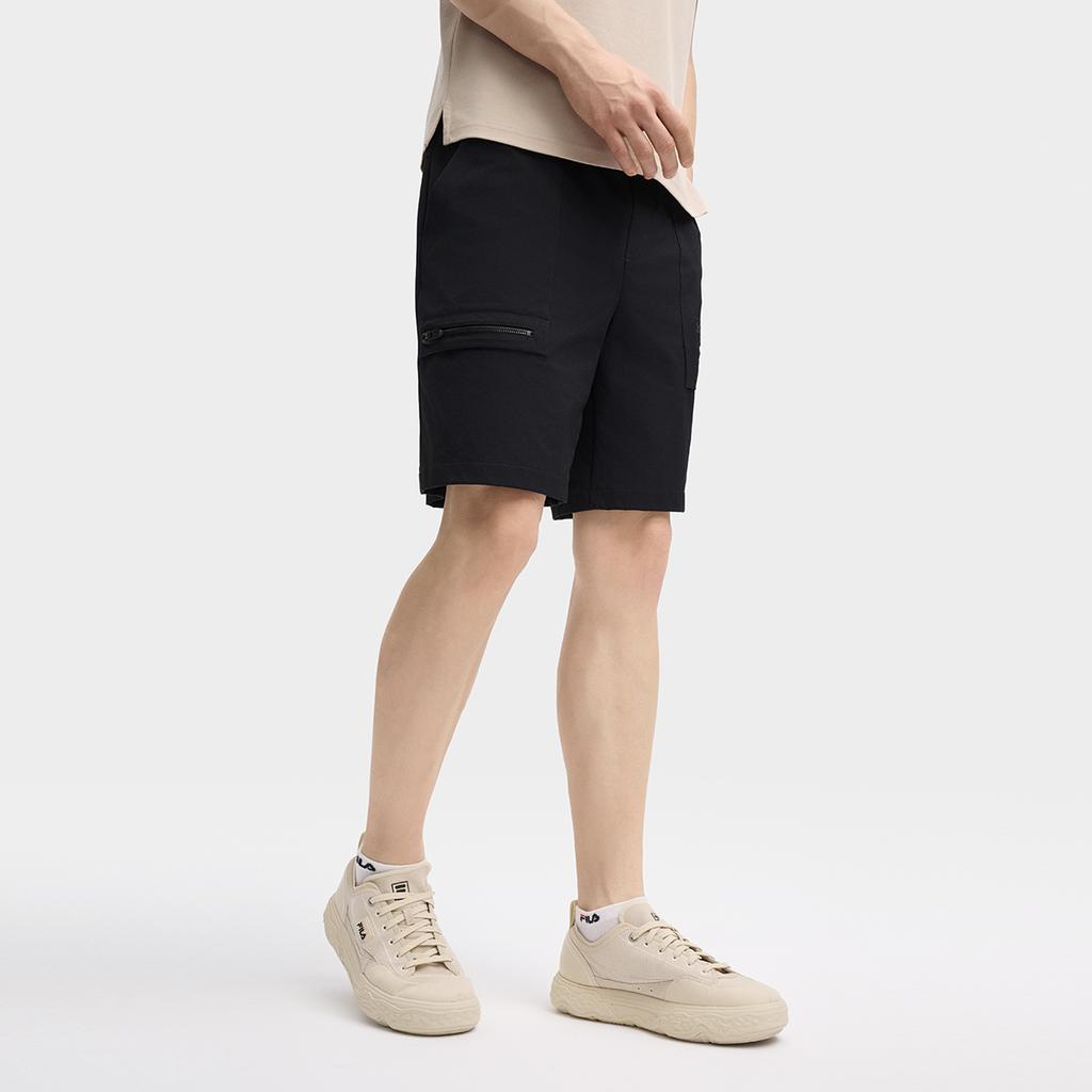 New FILA Casual Shorts Men's Jet Black F11M438804FBK