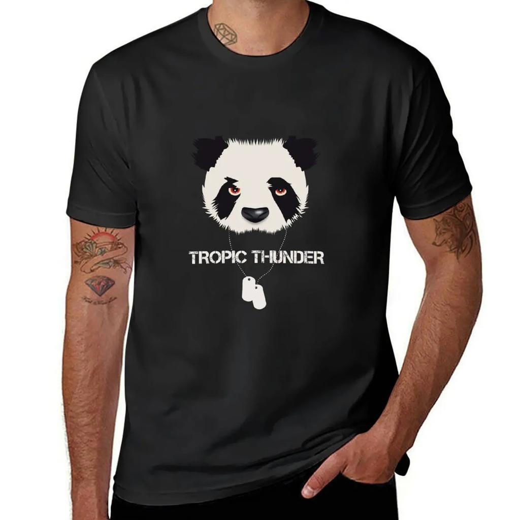 Tropic Thunder Alternative Movie Poster TShirt cheap stuff new edition for a boy mens t shirts casual stylish