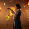 Intricate Weaving DIY Festival Lantern Bright LED Handheld Bamboo Woven Ornament  Kids Craft