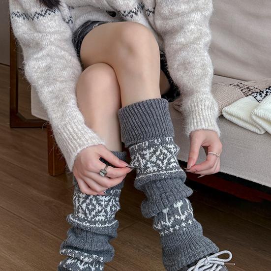 Pletené návleky na nohy Dámské Retro Bohémské Návleky na nohy Zimní Návleky na boty Manžety na boty na Párty Randění Street Wear