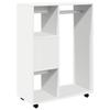 Vidaxl Cabinet, White, 80X40X110 Cm, Wood-based Material