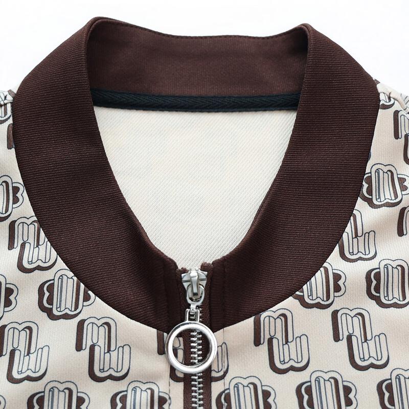 Women's Autumn Casual Baseball Collar Tracksuit Set