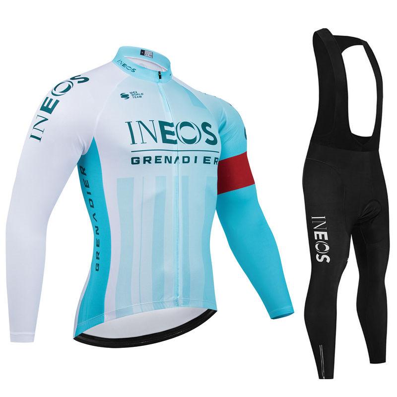 2026 Herbst Atmungsaktives Radsportanzug Set Langarm Schnelltrocknend MTB Fahrrad Uniform Kleidung Ropa Ciclismo Fahrradbekleidung für Sport & Outdoor