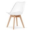MARK chair - transparent / natural legs x 1