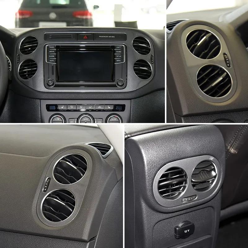 For VW Volkswagen Tiguan 2010 2011 2012 2013 2014-2017 1/2PCS Car Front Rear Air Conditioning AC Vent Grille Air Vent Cover