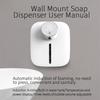 Automatic Foam Soap Dispenser with Temperature Digital Display Rechargeable Infrared Sensor Touchless Pump 3W