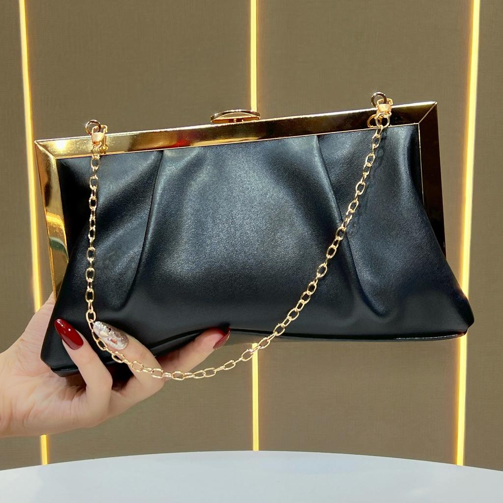 Borsa a mano, Borsa da portare a mano, Borsa con tracolla a catena, Pochette da sera da donna, Borsa da sera, Borsa a tracolla