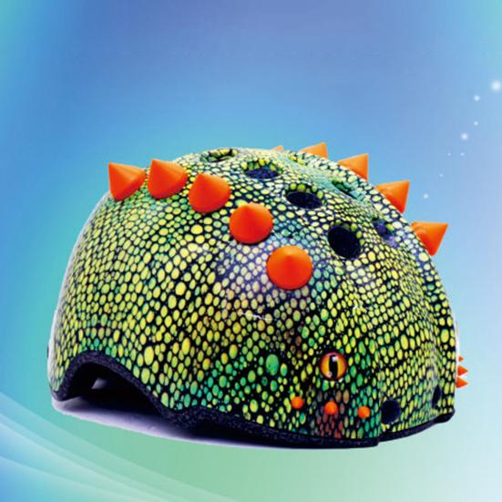 Skateboardová prilba Vysoká tvrdosť Priedušný doplnok 3D model dinosaura Cyklistika Bicykel pre batoľa