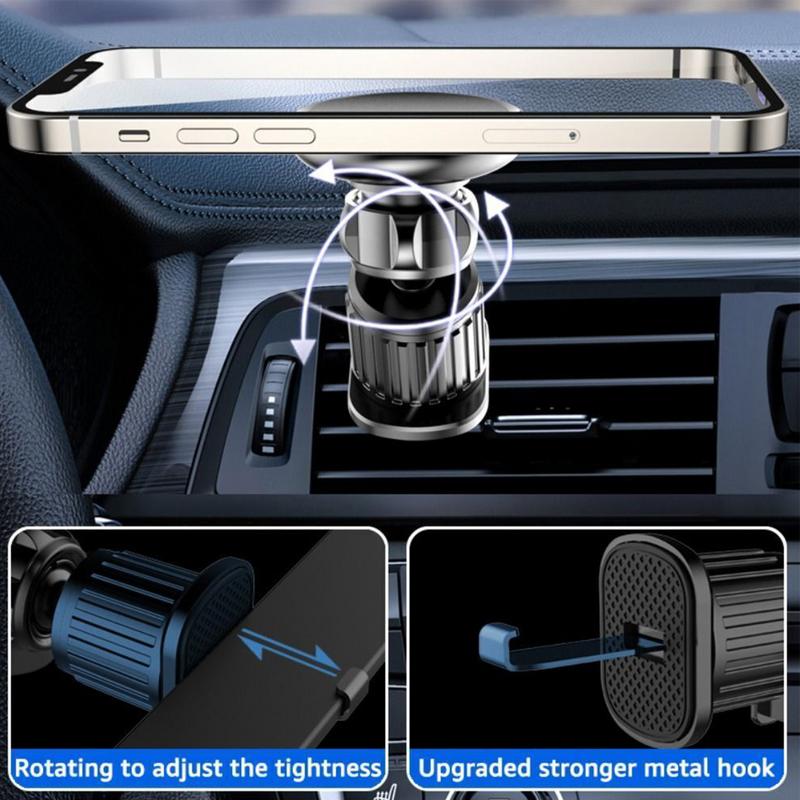 Magnetic Car Phone Mount For Phone Holder Car Air Vent Stand Magnet Car Air Vent Clip Cellphone Mount