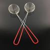 Suitable For Scooping Tapioca Pearls And Toppings With Red Handle 27Cm Long 6.5Cm Diameter High-Quality Durable Stainless Steel