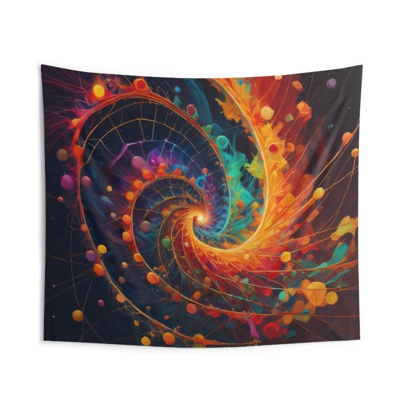 Universal Vortex tapestry 75x100 чёрный
