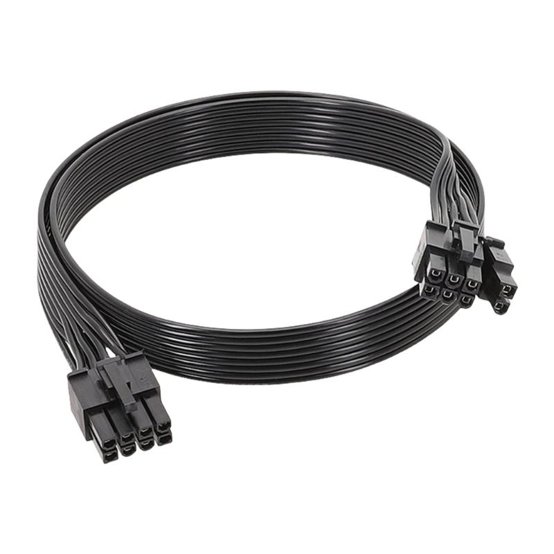 

High Performances 8Pin to 6+2 Pin PCIE GPU Power Cable 100cm Length for Modulars PSUs Connection 1
