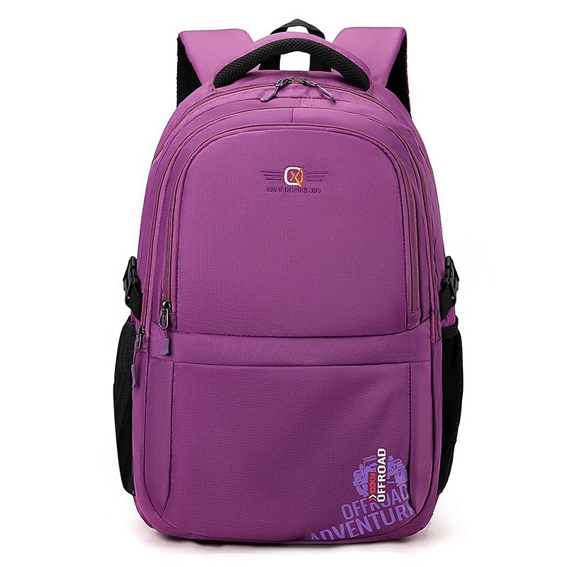 

Рюкзак, рюкзак большой емкости, сумка для компьютера, школьная сумка для отдыха, рюкзак для путешествий на открытом воздухе с напечатанным логотипом 15.6 фиолетовый