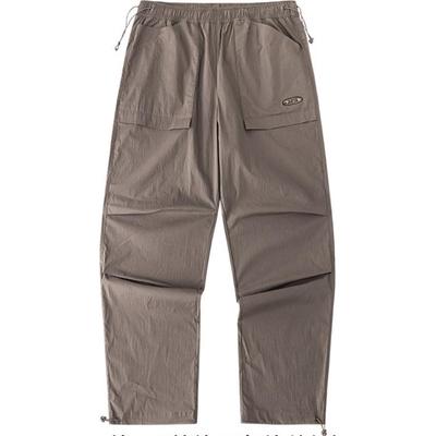 Lightweight Breathable Comfortable Knitted Sports Pants Men Bottoms Chiffon-Brown 952428507-3