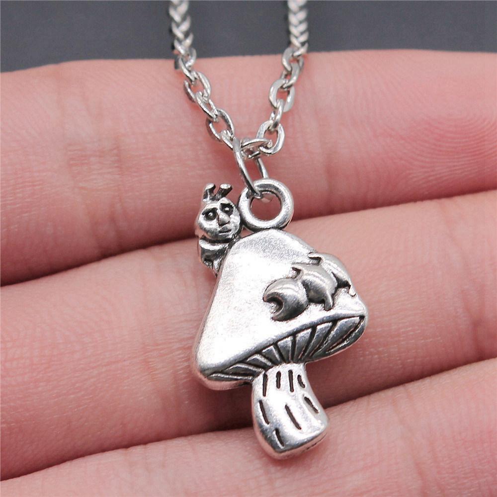 Necklace On The Neck 43cm Chain Clover Mushroom Leaf Kids' Jewelry Materials QN016