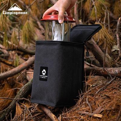 Koman BKT-9-BC Large Camping Lamp Bag - Thick Canvas for Lamps, Gas Canisters, and Stove Heads