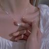 New Fashion Butterfly Necklace for Little Women Luxury Qixi Valentine's Day Gift for Girlfriend