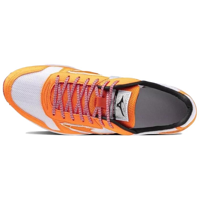 Mizuno Wave Emperor Japan 4 Comfortable Stylish Non-Slip Durable Low-Top Running Shoes Unisex sneaker White Orange U1GD192081
