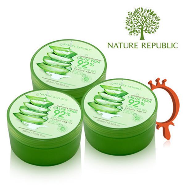 Buy Nature Republic Soothing And Moisture Aloe Vera 92 Soothing Gel 300mlx3ea At Affordable Prices Free Shipping Real Reviews With Photos Joom