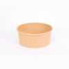 Cheng Yuan Thickened Waterproof and Oil-Proof Round Kraft Paper Food Container with Lid for Takeout and Salad Packaging