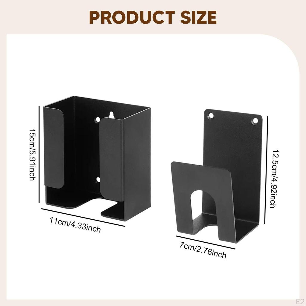 EV Charging Holder Set Wallbox Lightweight Hanger Accessories Dustproof Storage Metal Easily Install