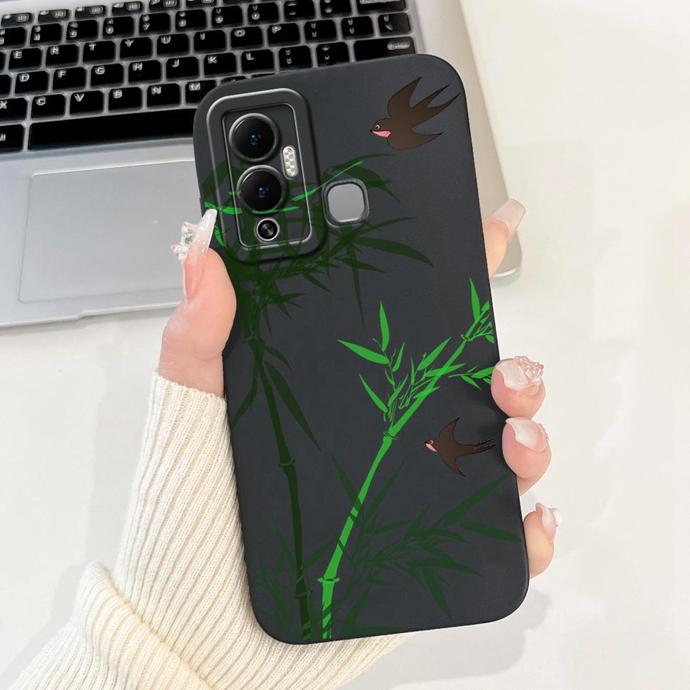 For Infinix Hot 12 Play Case Lovely Panda Painted Soft Silicone Phone Cover Case For Infinix Hot 12 Hot12 Play Fundas Capa Bags