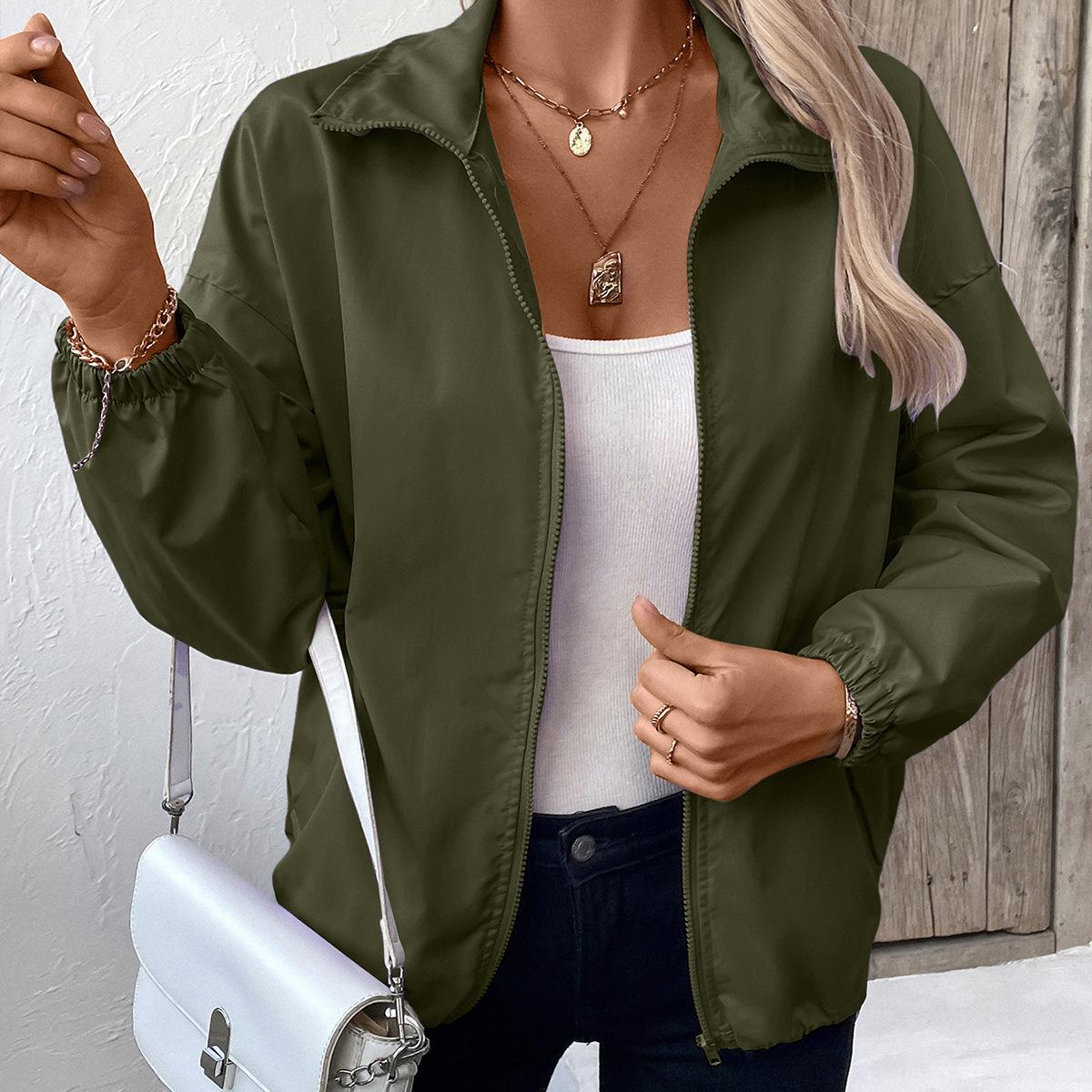 

Женская водонепроницаемая одежда для спорта на открытом воздухе, непромокаемая одежда для отдыха, повседневная куртка, женский топ XL армия зеленый