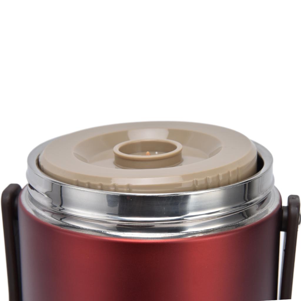2.3L Vacuum Lunch Box 304 Stainless Steel 3 Layers Prevent Leakage Insulated Food Container For Work Travel Accessories