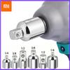 6pcs Ratchet Wrench Socket Converter Sleeve Head Adapter 1/2 "Big Fly To 3/8" To 1/4 "Stainless Steel To 1/4" To 1/2 "To 3/8"