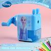 Disney Bleistiftspitzer Blau Niedlich Cartoon Prinzessin Bleistiftspitzer Neue Farbe Sicher und Langlebig Automatisches Schreibwaren Zubehör Geburtstag Weihnachten Geschenk