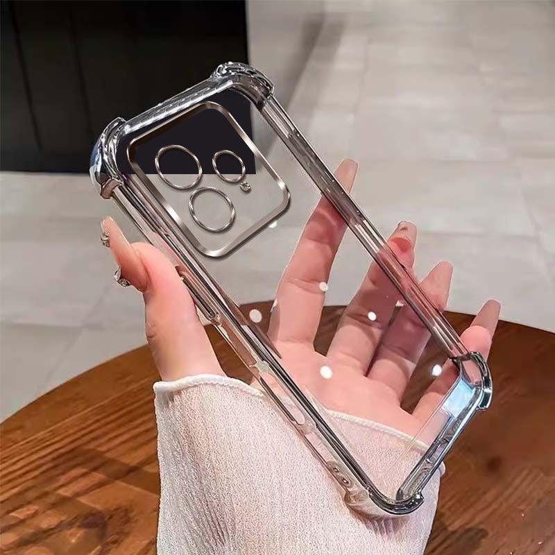 Per Realme GT 7 Pro Custodia per telefono Realme GT7T Realme GT 7T Realme GT 7 Angoli Rinforzati Antiurto Cover posteriore placcata