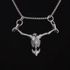 Vintage Creative Punk Punished Man Skull Pendant Necklace Men Halloween Hip Hop Personalized Necklace Party Jewelry Accessories