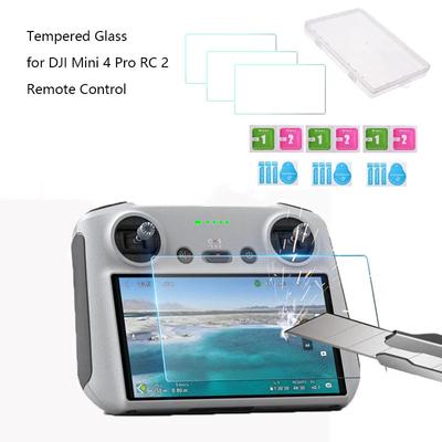 Tempered Glass for DJI Mini 4 Pro RC 2 Remote Control Screen Protector for DJI Mini4 Pro RC2 Anti-scratch Film Glass Accessories