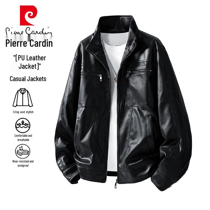 Pierre Cardin Men's Stand Collar Spring/Autumn Jacket
