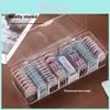 Modern Minimalist Contact Lens Case With Lid And Compartments For Daily Use