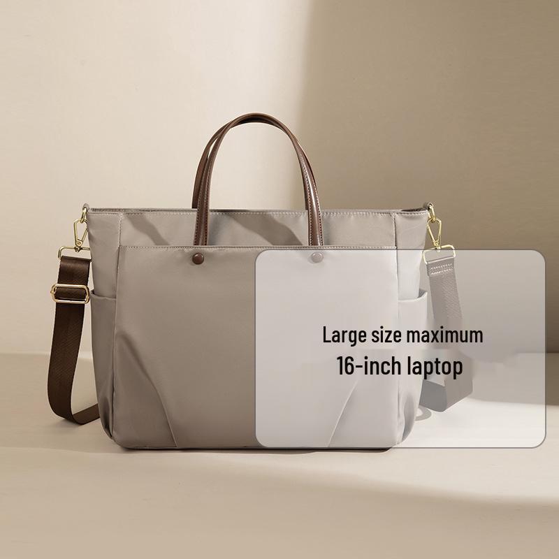 2024 Unisex Laptop Bag: Fits 15.6-inch, Large Capacity, Simple Commuting, Shoulder/Crossbody Style