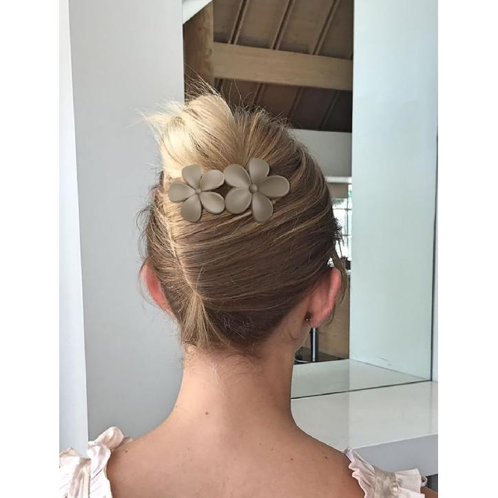 5PCS Hair Clips for Women Flower Hair Clips Non-slip Claw Clips Matte Hair Claw Clip for Thick Thin Hair Fashion Hair Clip Set Multi-style Hair