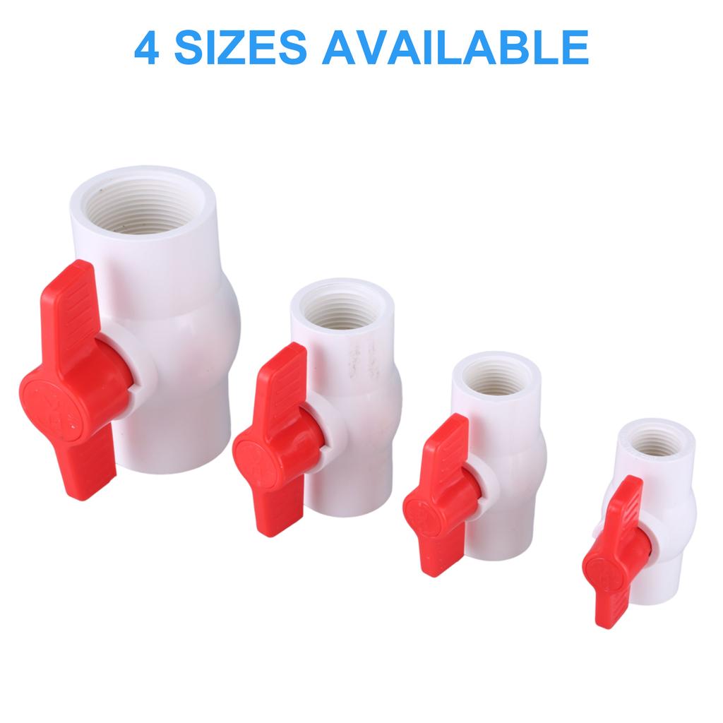 Upgrades Switches Valves Slip Socket with Easy Turn Handle Long Service Valves for Sealing & Corrosion Resistance