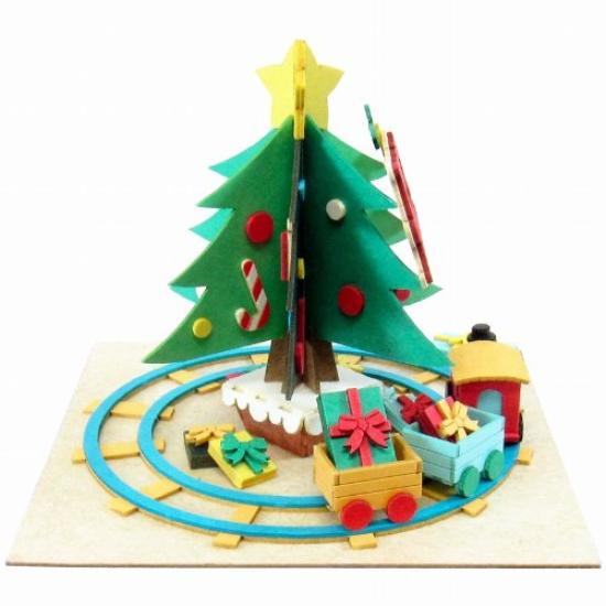Sankei Miniature Art Mini Christmas Tree Paper Craft MP05-11