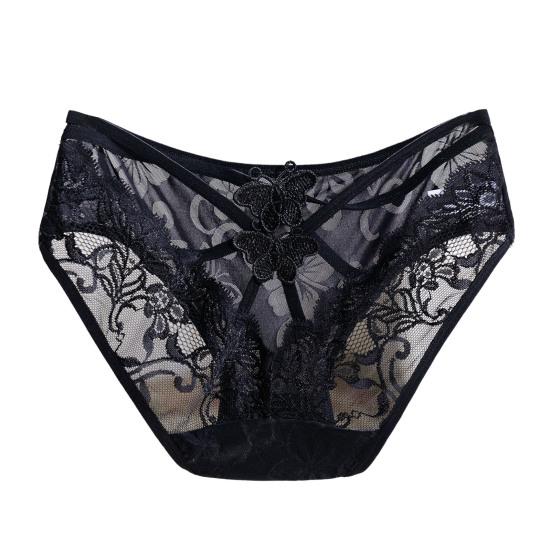 Sexy Lady Briefs Solid Color Anti-septic Underwear Soft Quick Dry Women Panties for Daily Wear