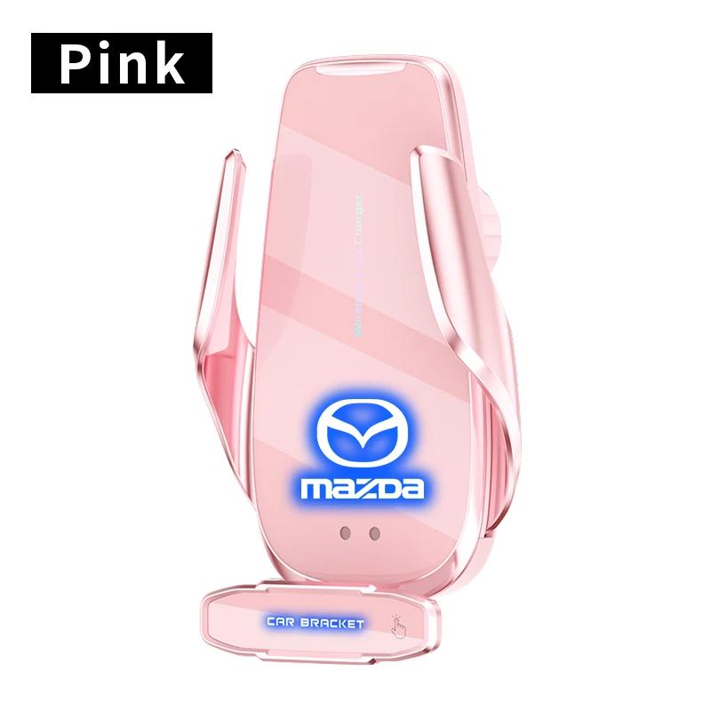 Car Wireless Charger Mobile Phone Holder Car Accessories For Mazda 3 Alexa CX30 CX-4 CX5 CX-5 CX8 CX-8 CX-30 CX9 CX-9 Car Goods